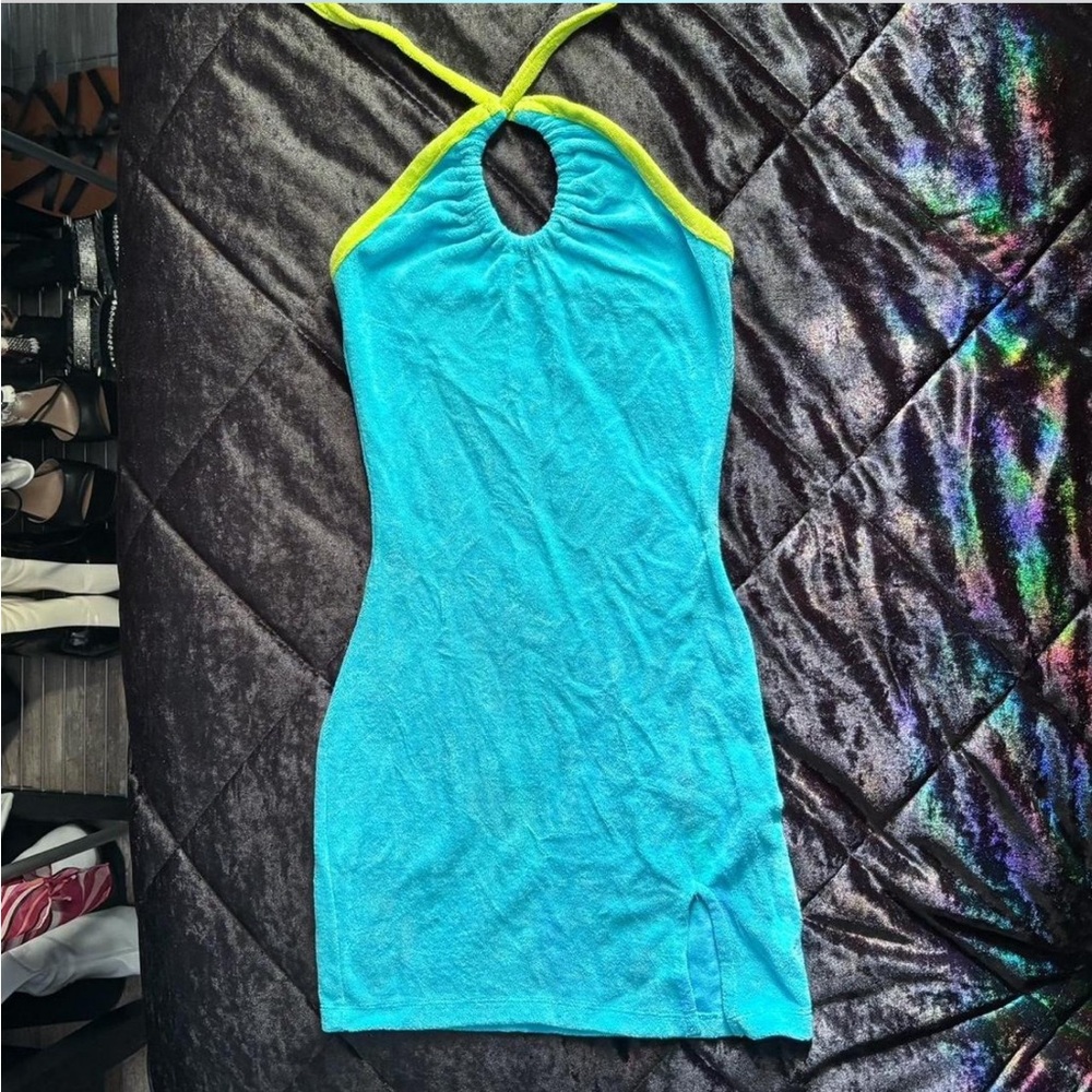 NWOT ASOS Terry Cloth Mini Dress